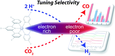 Graphical abstract: Turning it off! Disfavouring hydrogen evolution to enhance selectivity for CO production during homogeneous CO2 reduction by cobalt–terpyridine complexes