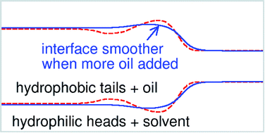 Graphical abstract: Can adding oil control domain formation in binary amphiphile bilayers?