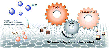 Graphical abstract: Graphene oxide stabilized Cu2O for shape selective nanocatalysis