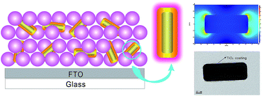 Graphical abstract: Ag-encapsulated Au plasmonic nanorods for enhanced dye-sensitized solar cell performance