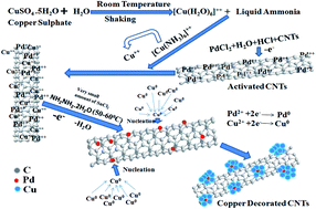 Graphical abstract: EM shielding effectiveness of Pd-CNT-Cu nanocomposite buckypaper
