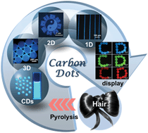Graphical abstract: Hair-derived carbon dots toward versatile multidimensional fluorescent materials