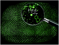 Graphical abstract: Fluorescent polyelectrolyte for the visualization of fingermarks