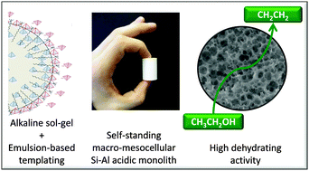 Graphical abstract: First acidic macro-mesocellular aluminosilicate monolithic foams “SiAl(HIPE)” and their catalytic properties