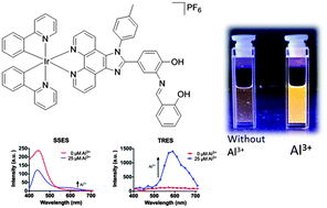 Graphical abstract: A long lifetime luminescent iridium(iii) complex chemosensor for the selective switch-on detection of Al3+ ions