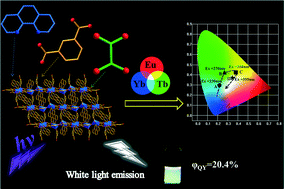 Graphical abstract: Lanthanide coordination frameworks constructed from 1,3-benzenedicarboxylate, oxalate and 1,10-phenanthroline: crystal structure, multicolor luminescence and high-efficiency white light emission