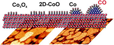Graphical abstract: Thermal evolution of cobalt deposits on Co3O4(111): atomically dispersed cobalt, two-dimensional CoO islands, and metallic Co nanoparticles