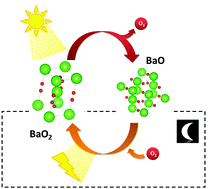Graphical abstract: Revisiting the BaO2/BaO redox cycle for solar thermochemical energy storage