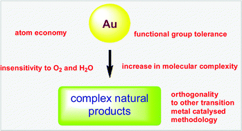 Graphical abstract: Gold catalysis in total synthesis – recent achievements