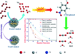 Graphical abstract: Hierarchical shape-controlled mixed-valence calcium manganites for catalytic ozonation of aqueous phenolic compounds