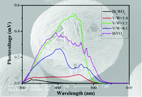 Graphical abstract: Self-assembled BiVO4/Bi2WO6 microspheres: synthesis, photoinduced charge transfer properties and photocatalytic activities
