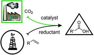 Graphical abstract: Carboxylic acid derivatives via catalytic carboxylation of unsaturated hydrocarbons: whether the nature of a reductant may determine the mechanism of CO2 incorporation?