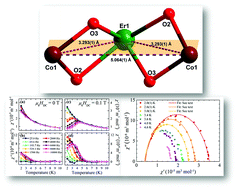 Graphical abstract: Heterometallic trinuclear {CoIII2LnIII} (Ln = Gd, Tb, Ho and Er) complexes in a bent geometry. Field-induced single-ion magnetic behavior of the ErIII and TbIII analogues