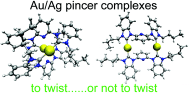 Graphical abstract: Silver(i), gold(i) and palladium(ii) complexes of a NHC-pincer ligand with an aminotriazine core: a comparison with pyridyl analogues