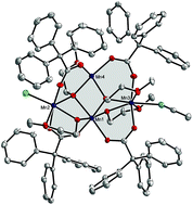 Graphical abstract: New tetranuclear manganese clusters with [MnII3MnIII] and [MnII2MnIII2] metallic cores exhibiting low and high spin ground state