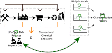 Graphical abstract: Coordinating modeling and experimental research of engineered nanomaterials to improve life cycle assessment studies