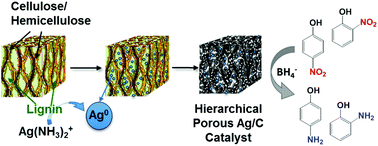 Graphical abstract: Hierarchical macrotube/mesopore carbon decorated with mono-dispersed Ag nanoparticles as a highly active catalyst