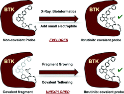 Graphical abstract: Covalent tethering of fragments for covalent probe discovery