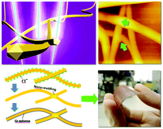 Graphical abstract: Direct synthesis of graphene 3D-coated Cu nanosilks network for antioxidant transparent conducting electrode