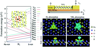 Graphical abstract: Sulfur vacancy activated field effect transistors based on ReS2 nanosheets