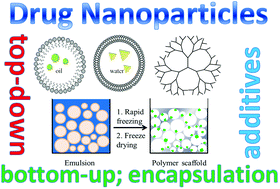 Graphical abstract: Nanoformulation and encapsulation approaches for poorly water-soluble drug nanoparticles