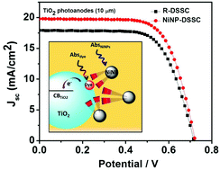 Graphical abstract: Enhanced photoresponse in dye-sensitized solar cells via localized surface plasmon resonance through highly stable nickel nanoparticles