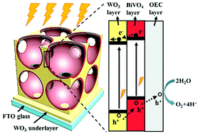 Graphical abstract: A 3D triple-deck photoanode with a strengthened structure integrality: enhanced photoelectrochemical water oxidation