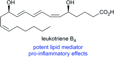 Graphical abstract: An efficient total synthesis of leukotriene B4