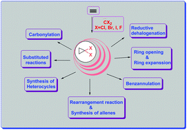 Graphical abstract: Recent advances in the syntheses, transformations and applications of 1,1-dihalocyclopropanes
