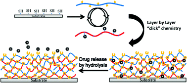 Graphical abstract: Sustained drug release from an ultrathin hydrogel film