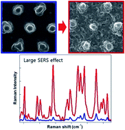 Graphical abstract: Porous metallic nanocone arrays for high-density SERS hot spots via solvent-assisted nanoimprint lithography of block copolymer