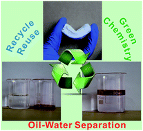 Graphical abstract: Flexible superhydrophobic polysiloxane aerogels for oil–water separation via one-pot synthesis in supercritical CO2