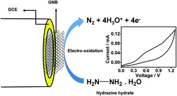 Graphical abstract: Electrochemical sensing of hydrazine using multilayer graphene nanobelts