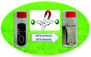 Graphical abstract: Development of the catalytic reactivity of an oxo–peroxo Mo(vi) Schiff base complex supported on supermagnetic nanoparticles as a reusable green nanocatalyst for selective epoxidation of olefins