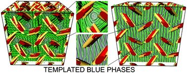 Graphical abstract: Templated blue phases