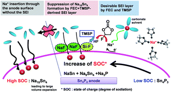 Graphical abstract: Interfacial architectures based on a binary additive combination for high-performance Sn4P3 anodes in sodium-ion batteries