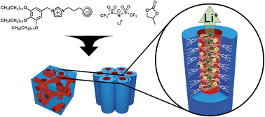 Graphical abstract: Zwitterionic liquid crystals as 1D and 3D lithium ion transport media