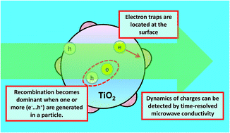 Graphical abstract: Time-resolved microwave conductivity study of charge carrier dynamics in commercially available TiO2 photocatalysts