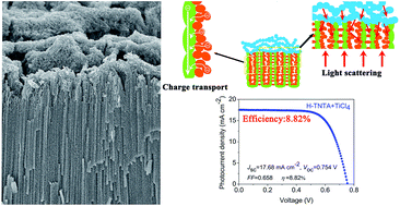 Graphical abstract: Facile preparation of hierarchical TiO2 nanowire–nanoparticle/nanotube architecture for highly efficient dye-sensitized solar cells
