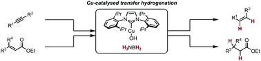 Graphical abstract: Copper(i)-catalysed transfer hydrogenations with ammonia borane