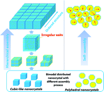Graphical abstract: Selectively assembled 2D microarrays from binary nanocrystals
