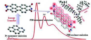 Graphical abstract: A perylene bisimide derivative with pyrene and cholesterol as modifying structures: synthesis and fluorescence behavior