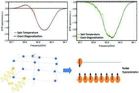 Graphical abstract: Evidence of spin-temperature in dynamic nuclear polarization: an exact computation of the EPR spectrum