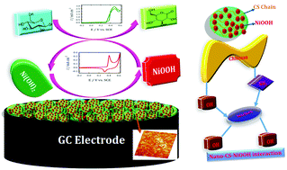 Graphical abstract: Enhanced electrooxidation of glucose at nano-chitosan–NiOOH modified GC electrode: fuel blends and hydrocarbon impurities
