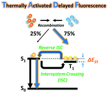 Graphical abstract: Recent advances in organic thermally activated delayed fluorescence materials