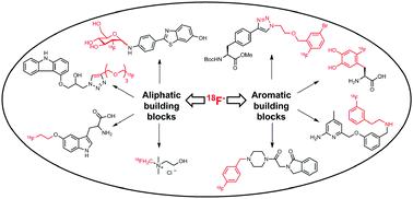 Graphical abstract: Fluorine-18 labelled building blocks for PET tracer synthesis