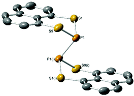 Graphical abstract: Diphosphane 2,2′-binaphtho[1,8-de][1,3,2]dithiaphosphinine and the easy formation of a stable phosphorus radical cation