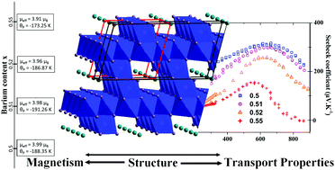 Graphical abstract: Magnetic and thermoelectric properties of the ternary pseudo-hollandite BaxCr5Se8 (0.5 < x < 0.55) solid solution
