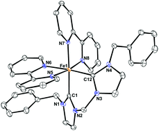 Graphical abstract: Chelating bis-N-heterocyclic carbene complexes of iron(ii) containing bipyridyl ligands as catalyst precursors for oxidation of alcohols