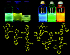 Graphical abstract: Boron complexes of aromatic ring fused iminopyrrolyl ligands: synthesis, structure, and luminescence properties